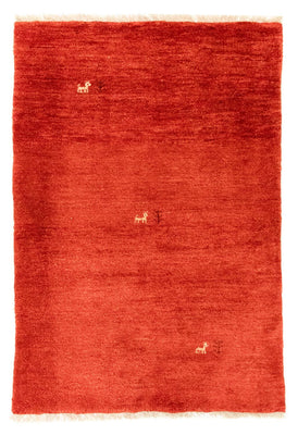 Alfombra Gabbeh - Persa - 131 x 86 cm - rojo