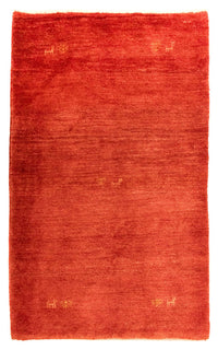 Alfombra Gabbeh - Loribaft Persa - 130 x 81 cm - rojo