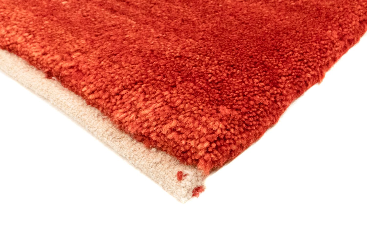 Alfombra Gabbeh - Loribaft Persa - 130 x 81 cm - rojo