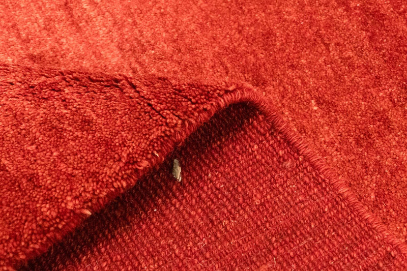 Alfombra Gabbeh - Loribaft Persa - 130 x 81 cm - rojo