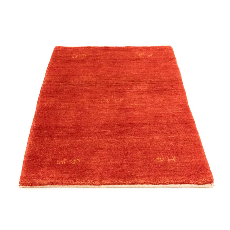 Alfombra Gabbeh - Loribaft Persa - 130 x 81 cm - rojo