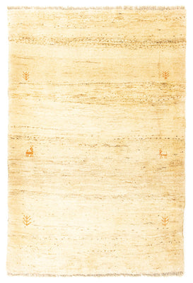Alfombra Gabbeh - Persa - 130 x 87 cm - beige