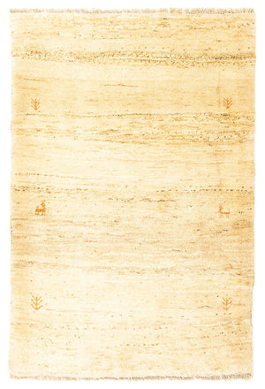 Alfombra Gabbeh - Persa - 130 x 87 cm - beige