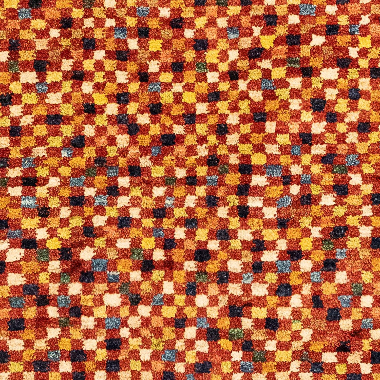 Alfombra Gabbeh - Persa - 135 x 72 cm - rojo oscuro