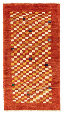 Alfombra Gabbeh - Persa - 140 x 72 cm - óxido