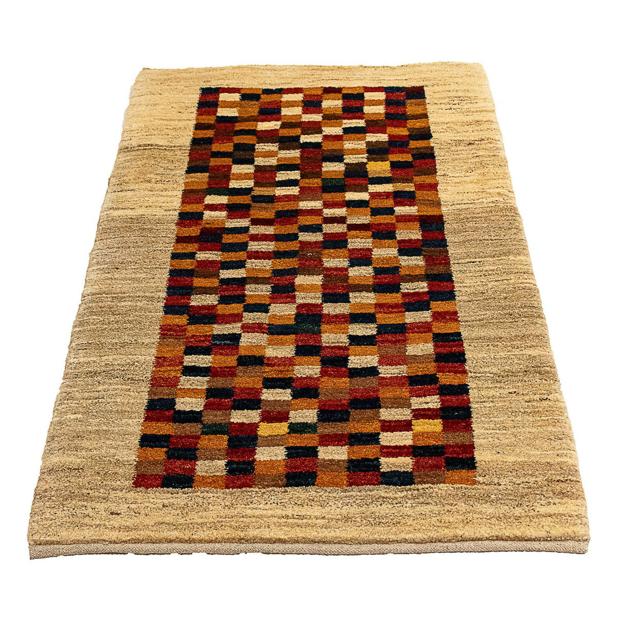 Alfombra Gabbeh - Persa - 138 x 72 cm - beige