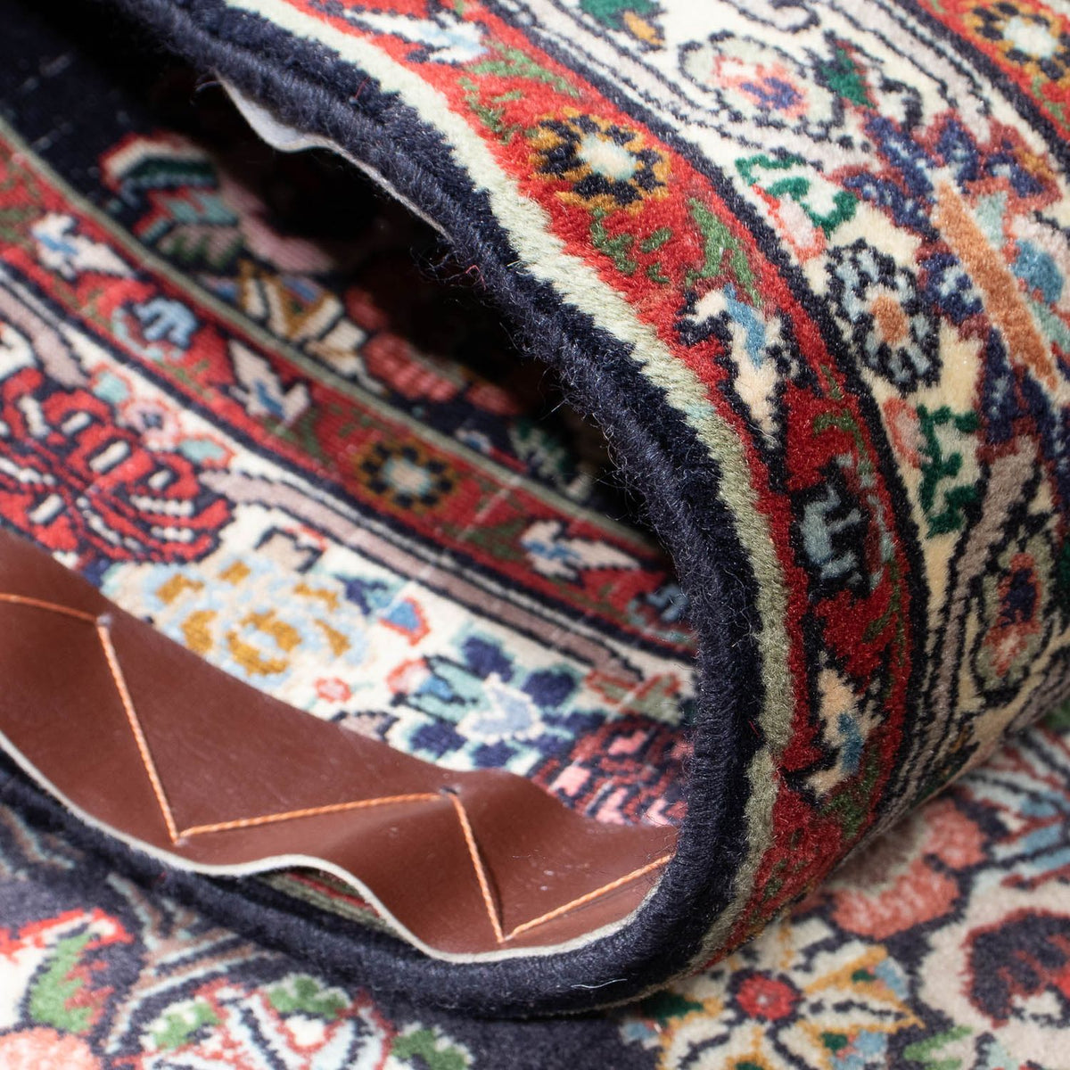 Alfombra de pasillo Alfombra persa - Bidjar - 198 x 70 cm - gris