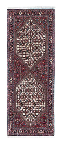 Alfombra de pasillo Alfombra persa - Bidjar - 198 x 73 cm - beige