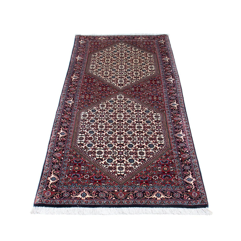 Alfombra de pasillo Alfombra persa - Bidjar - 198 x 73 cm - beige