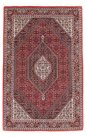 Alfombra persa - Bidjar - 177 x 110 cm - rojo