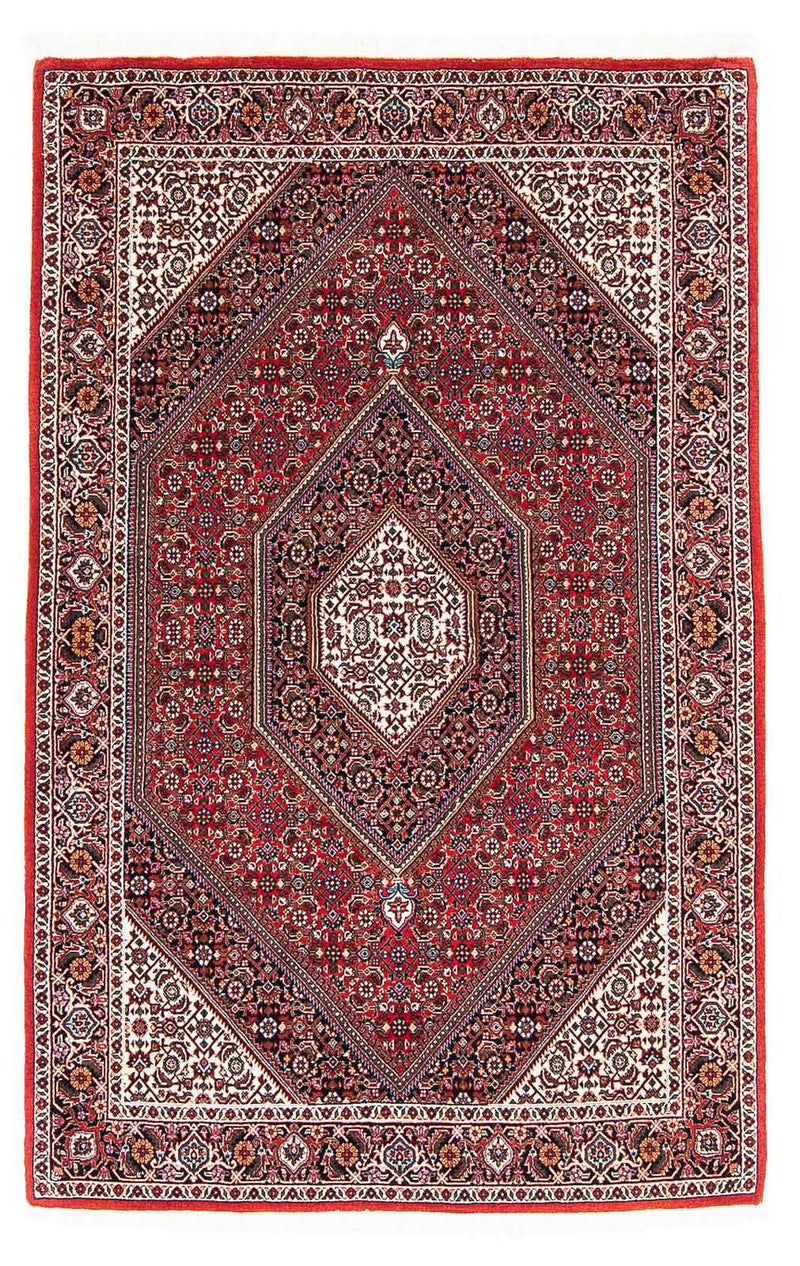 Alfombra persa - Bidjar - 177 x 110 cm - rojo