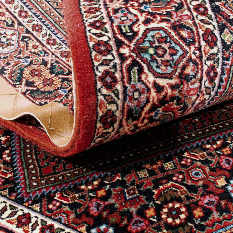 Alfombra persa - Bidjar - 177 x 110 cm - rojo