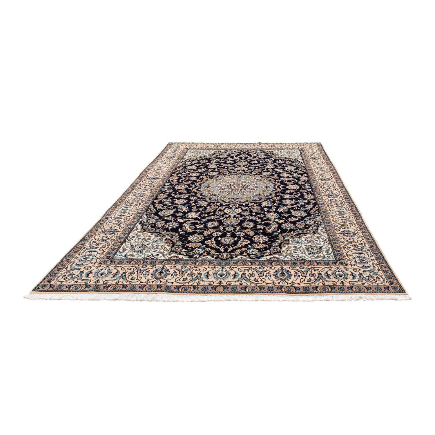 Alfombra Persa - Nain - Real - 296 x 204 cm - negro