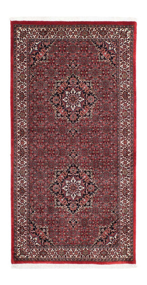 Alfombra de pasillo Alfombra persa - Bidjar - 203 x 100 cm - rojo