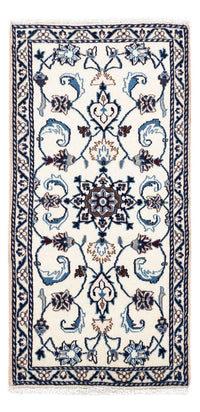 Alfombra persa - Nain - 139 x 68 cm - beige