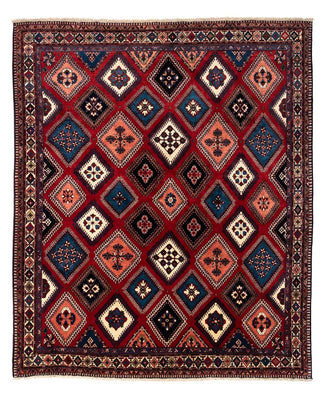 Alfombra persa - Nómada - 290 x 252 cm - rojo oscuro