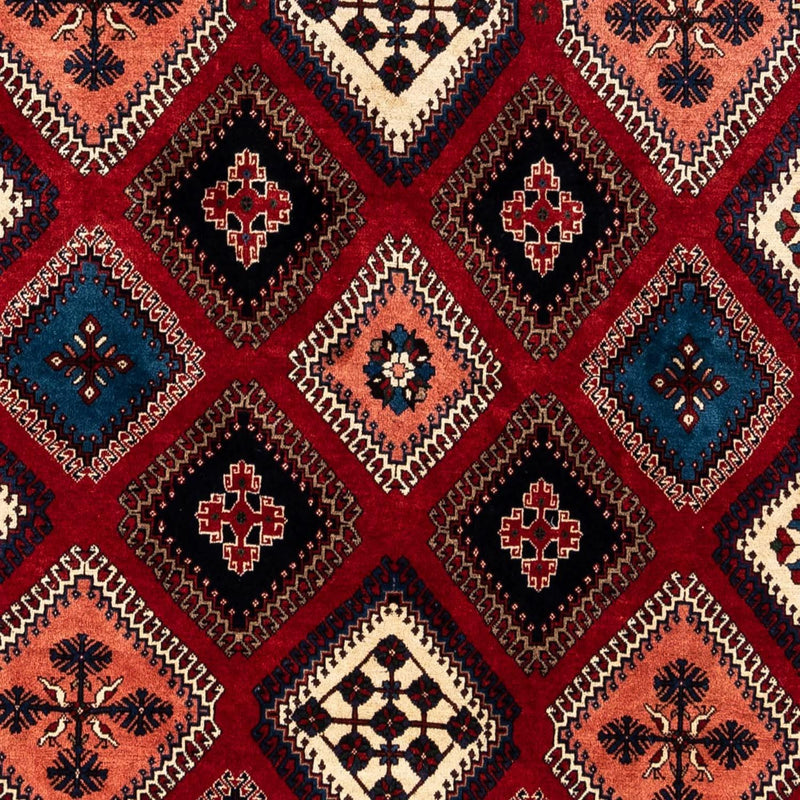 Alfombra persa - Nómada - 290 x 252 cm - rojo oscuro