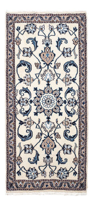 Alfombra persa - Nain - 138 x 67 cm - beige