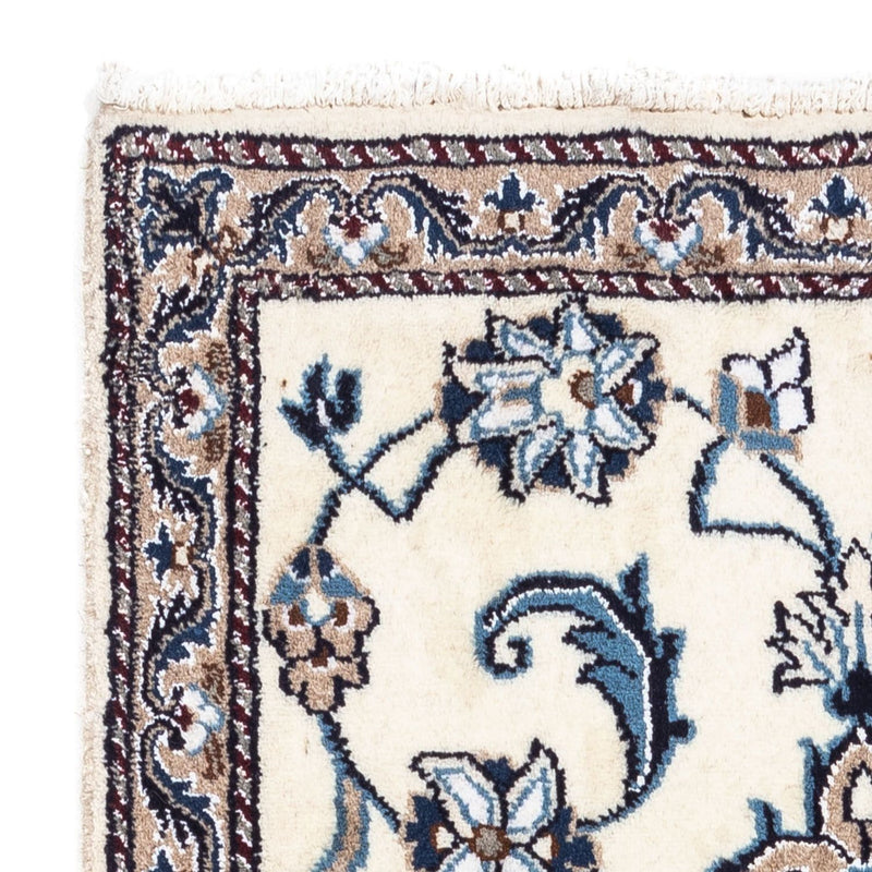 Alfombra persa - Nain - 138 x 67 cm - beige