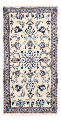 Alfombra persa - Nain - 135 x 68 cm - beige