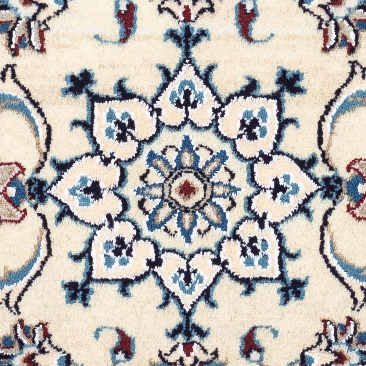 Alfombra persa - Nain - 135 x 68 cm - beige