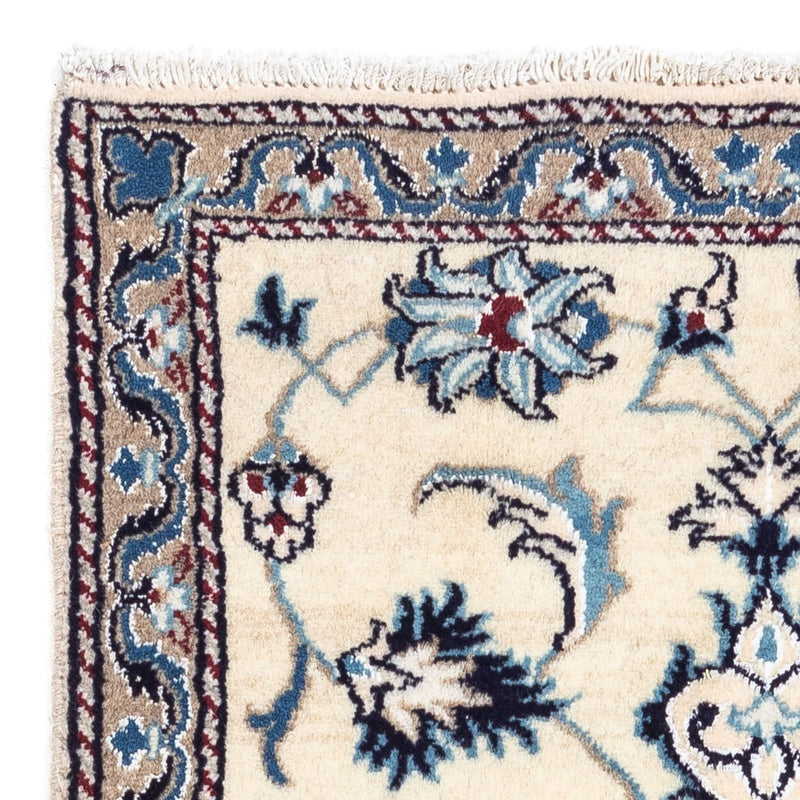 Alfombra persa - Nain - 135 x 68 cm - beige