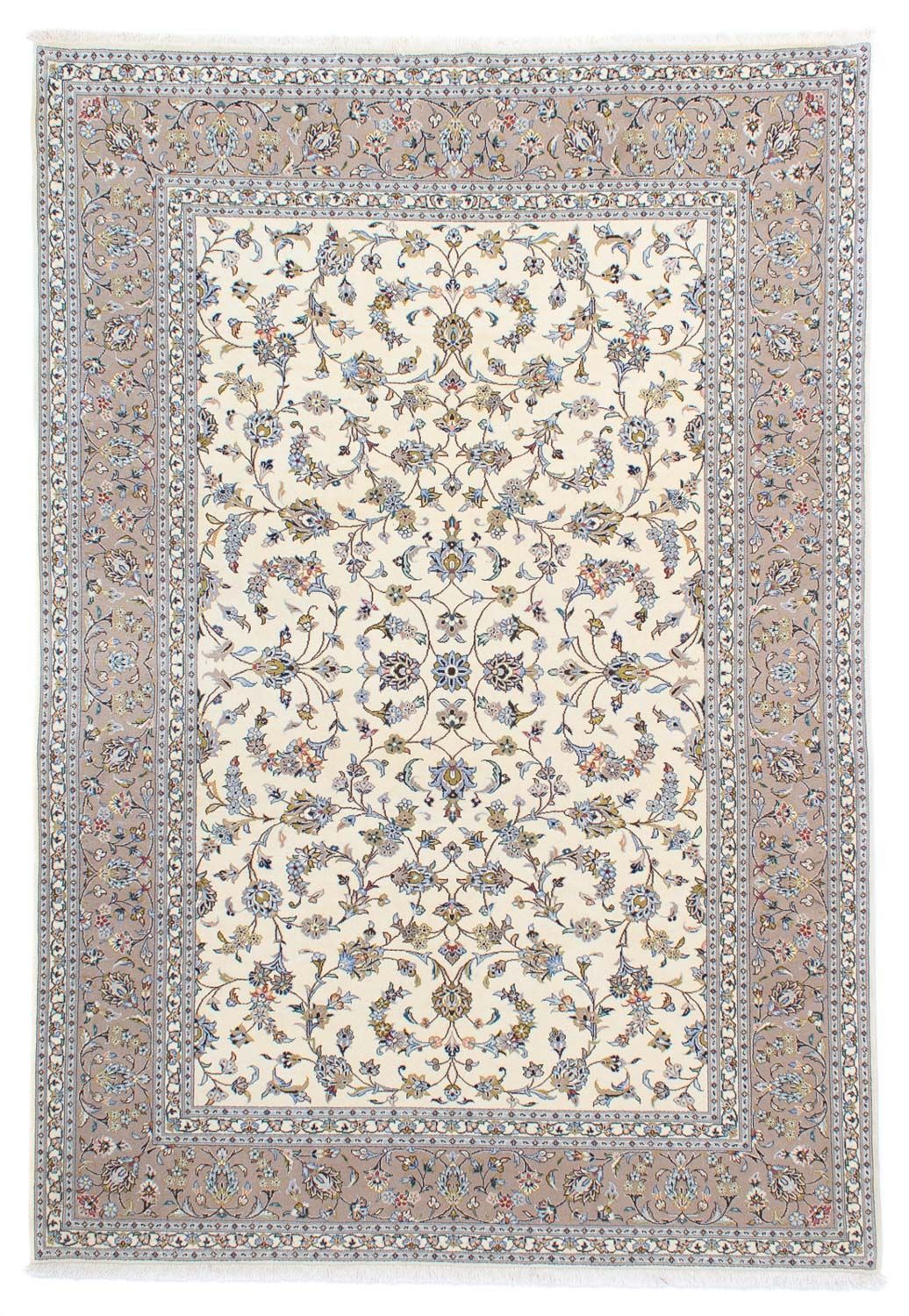 Alfombra persa - Keshan - 295 x 200 cm - beige