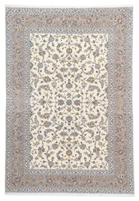 Alfombra persa - Keshan - 295 x 200 cm - beige