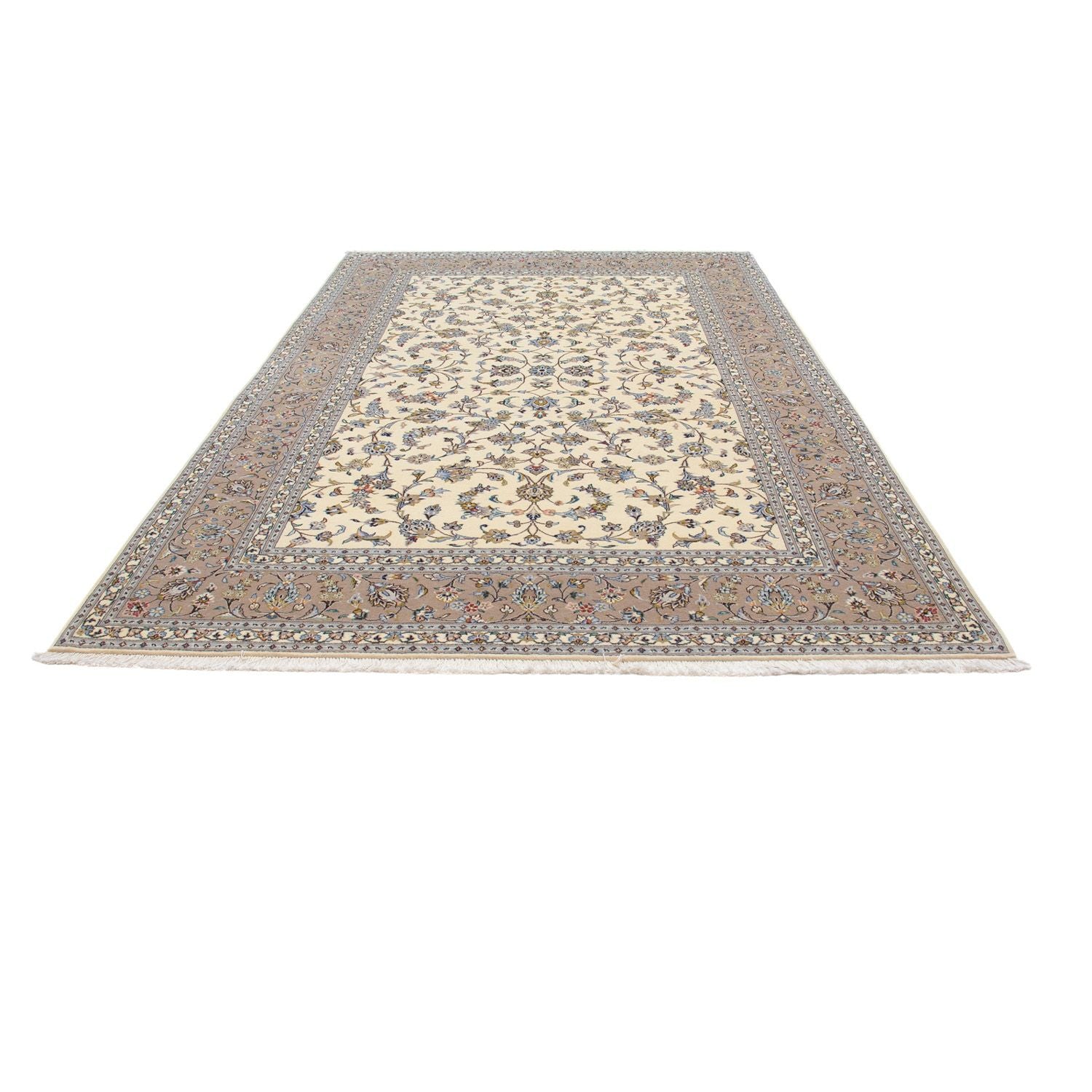 Alfombra persa - Keshan - 295 x 200 cm - beige