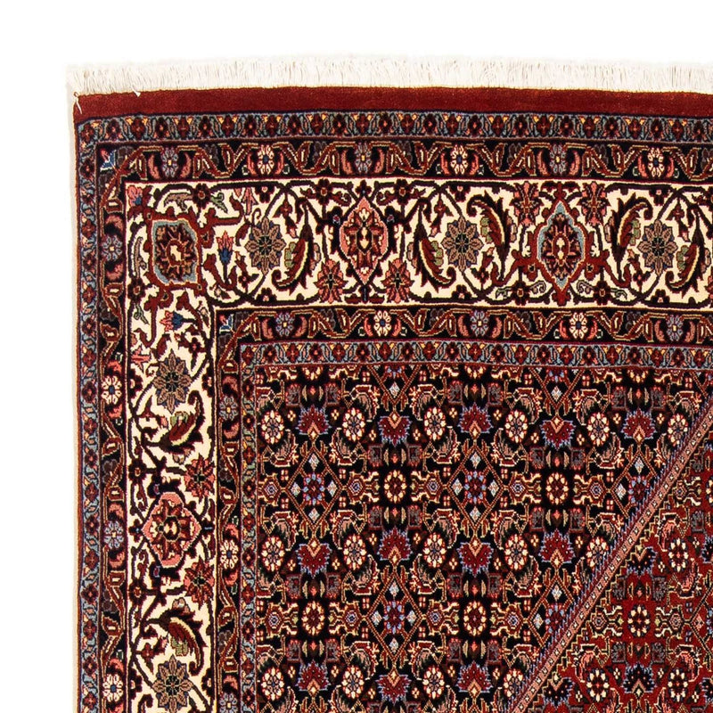 Alfombra persa - Bidjar - 241 x 170 cm - rojo oscuro