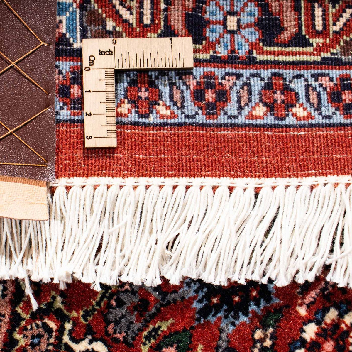 Alfombra persa - Bidjar - 241 x 170 cm - rojo oscuro