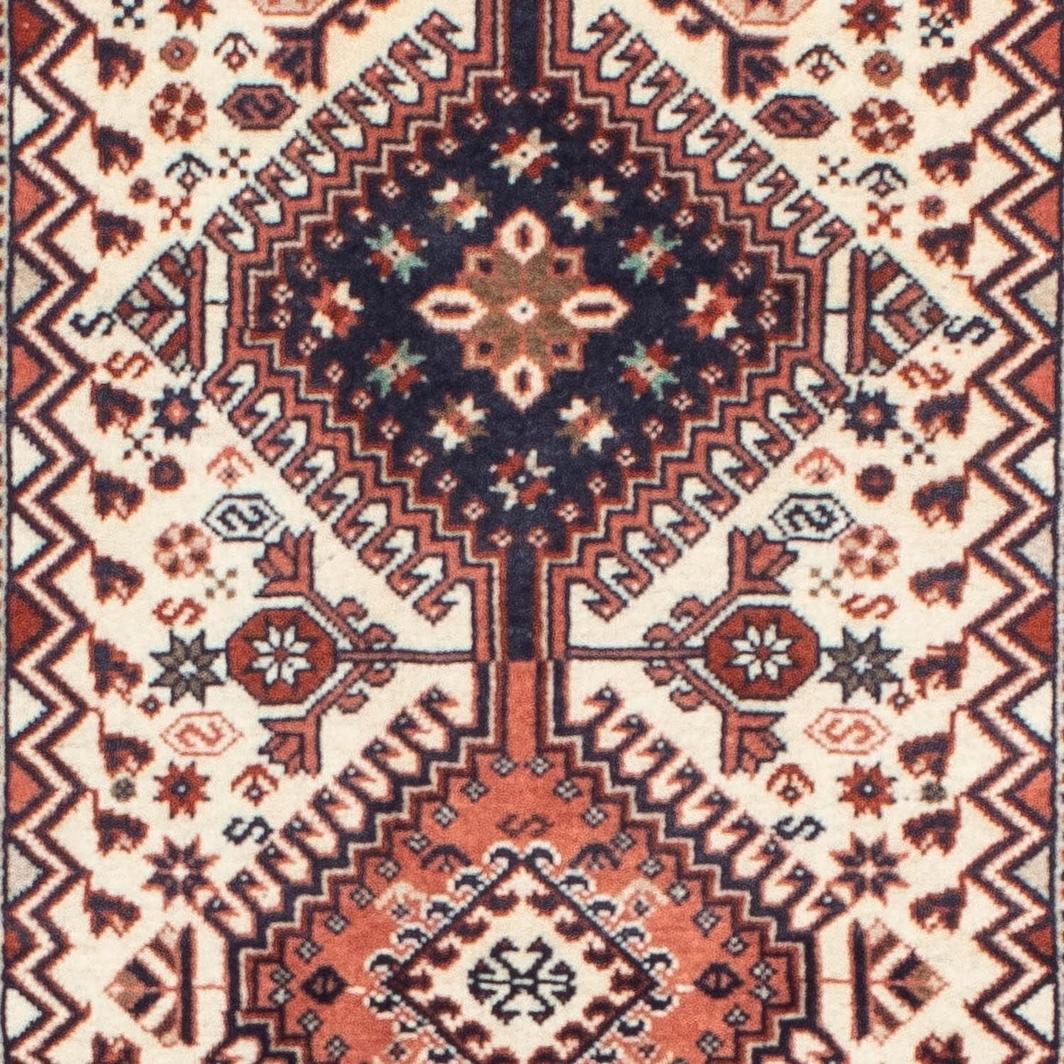 Alfombra de pasillo Alfombra persa - Nómada - 200 x 80 cm - beige