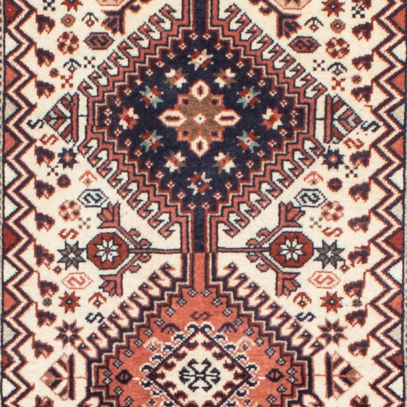 Alfombra de pasillo Alfombra persa - Nómada - 200 x 80 cm - beige