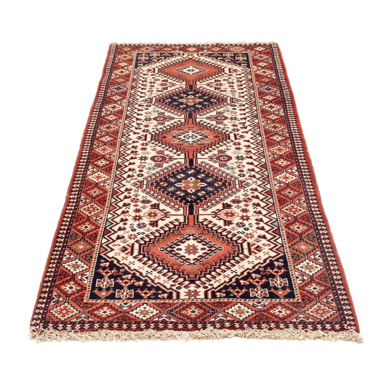 Alfombra de pasillo Alfombra persa - Nómada - 200 x 80 cm - beige