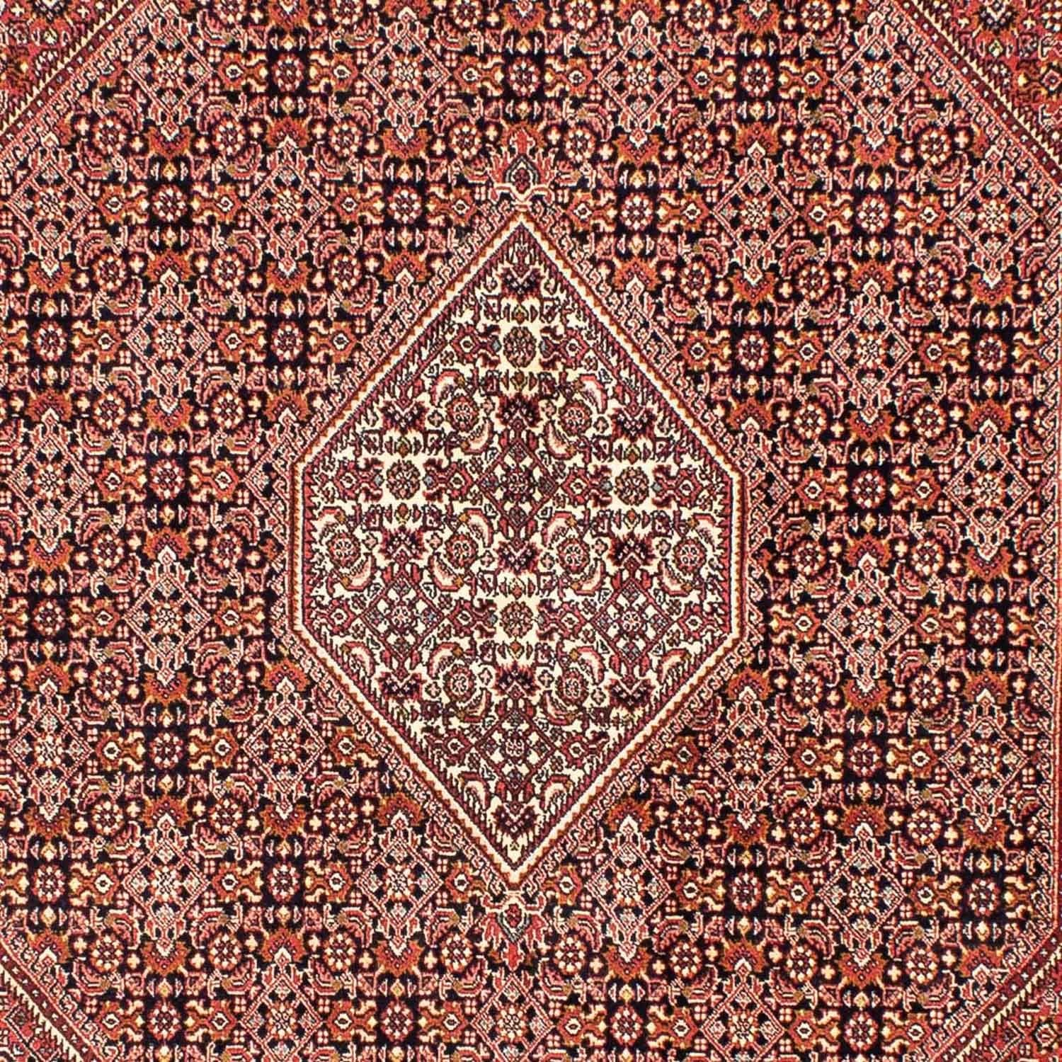Alfombra persa - Bidjar - 246 x 171 cm - rojo claro
