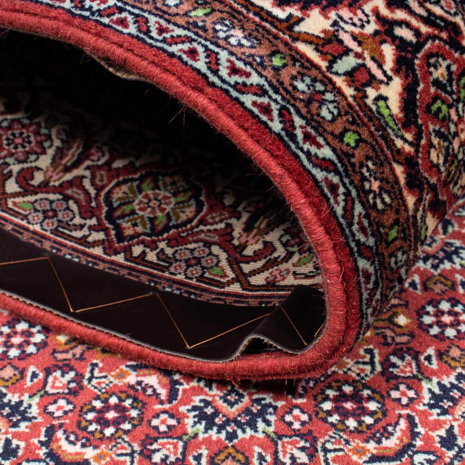 Alfombra persa - Bidjar - 228 x 138 cm - rojo