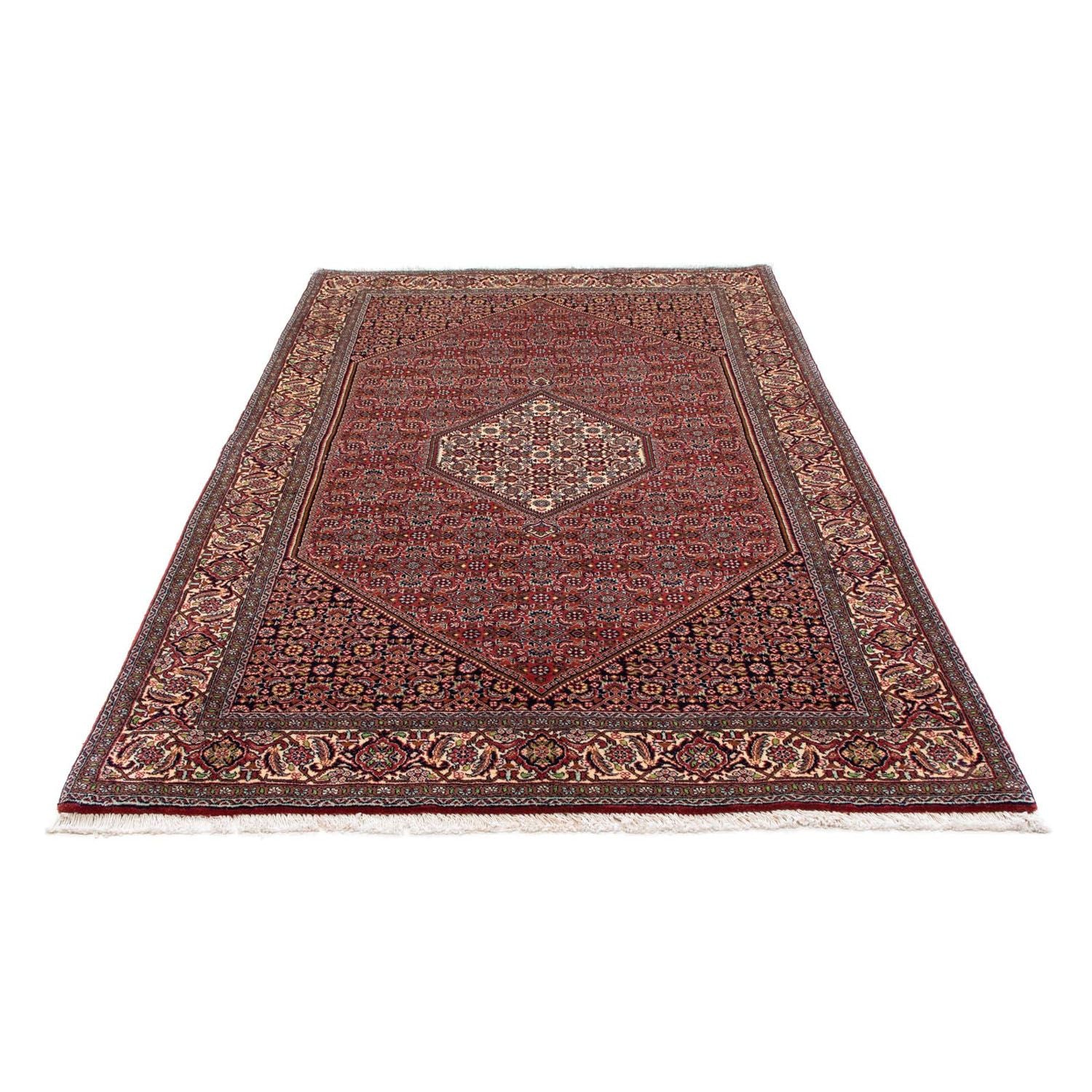 Alfombra persa - Bidjar - 228 x 138 cm - rojo