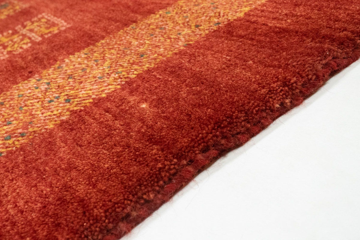 Alfombra Gabbeh - Persa - 187 x 149 cm - rojo