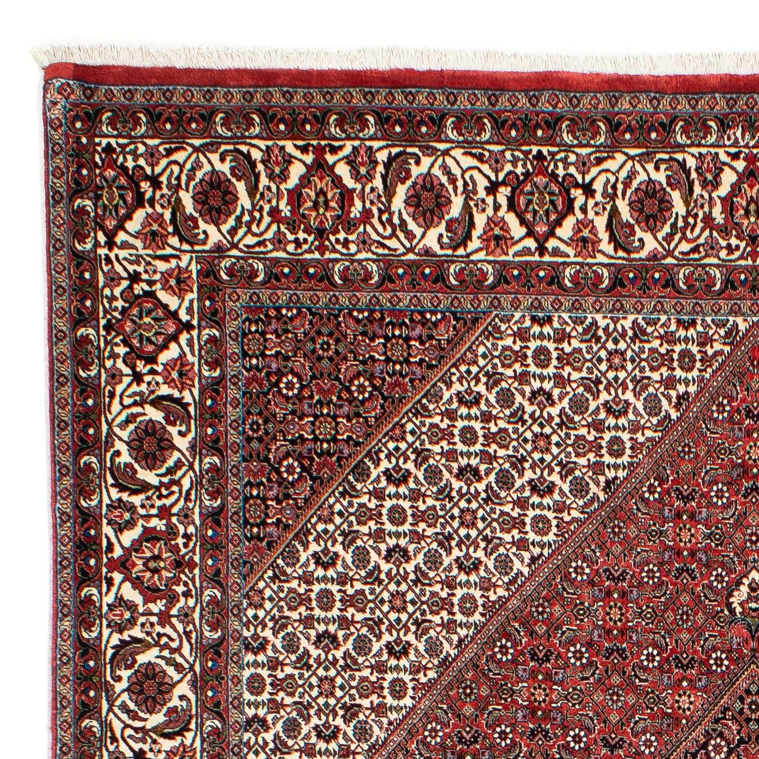 Alfombra persa - Bidjar - 294 x 204 cm - rojo claro
