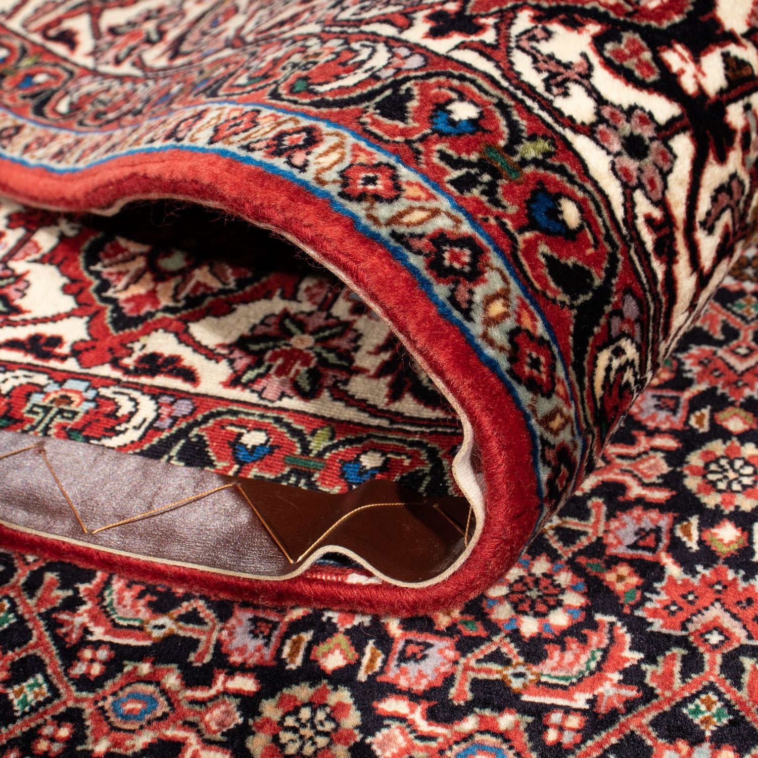 Alfombra persa - Bidjar - 294 x 204 cm - rojo claro