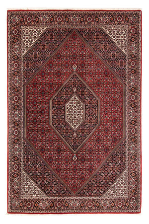 Alfombra persa - Bidjar - 258 x 169 cm - rojo oscuro