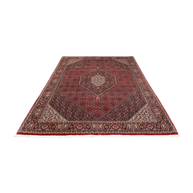 Alfombra persa - Bidjar - 258 x 169 cm - rojo oscuro