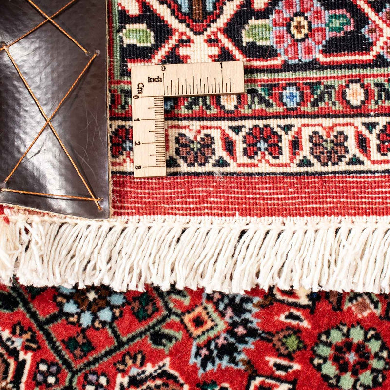 Alfombra persa - Bidjar - 258 x 169 cm - rojo oscuro