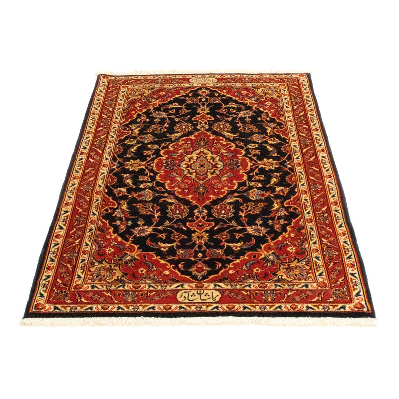 Alfombra persa - Keshan - 115 x 83 cm - azul oscuro