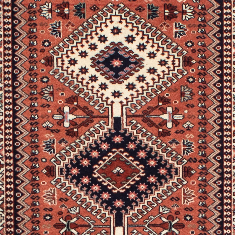 Alfombra de pasillo Alfombra persa - Nómada - 202 x 81 cm - rojo claro