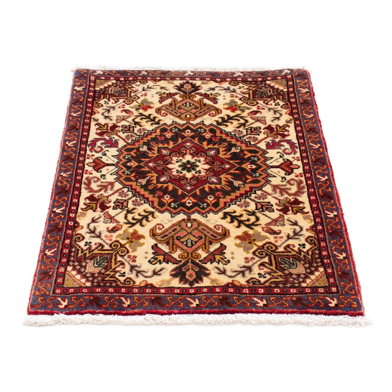 Alfombra persa - Nómada - 95 x 68 cm - beige