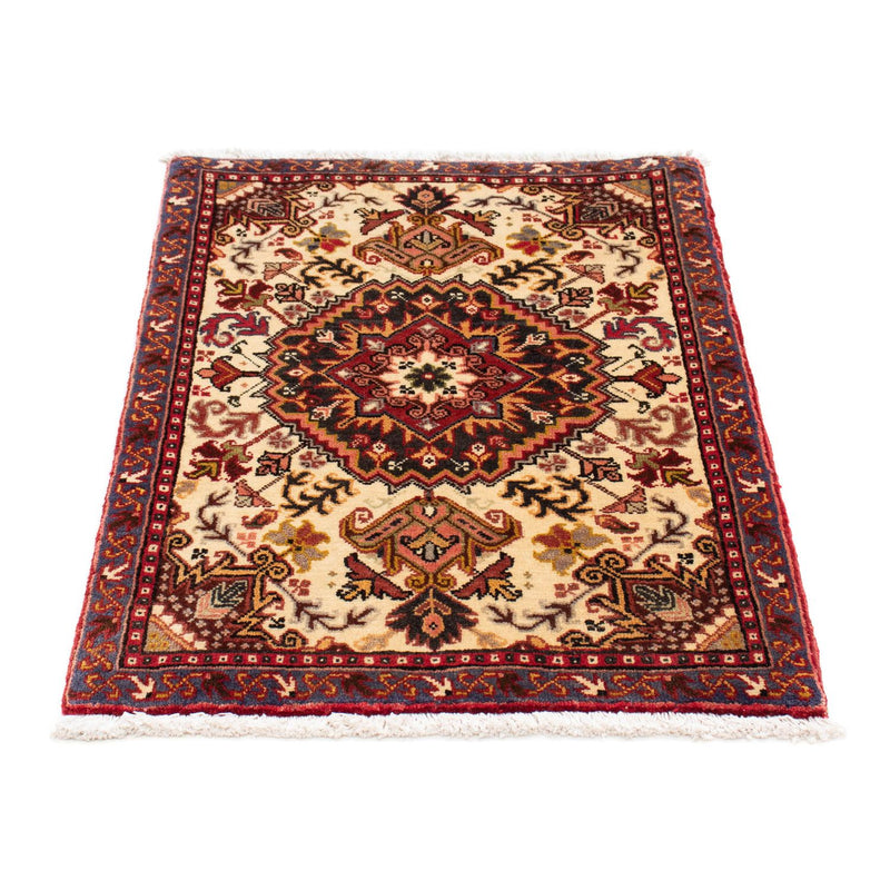 Alfombra persa - Nómada - 95 x 68 cm - beige