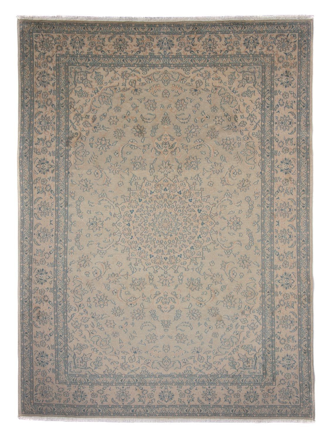 Alfombra Persa - Nain - Real - 350 x 245 cm - marrón claro