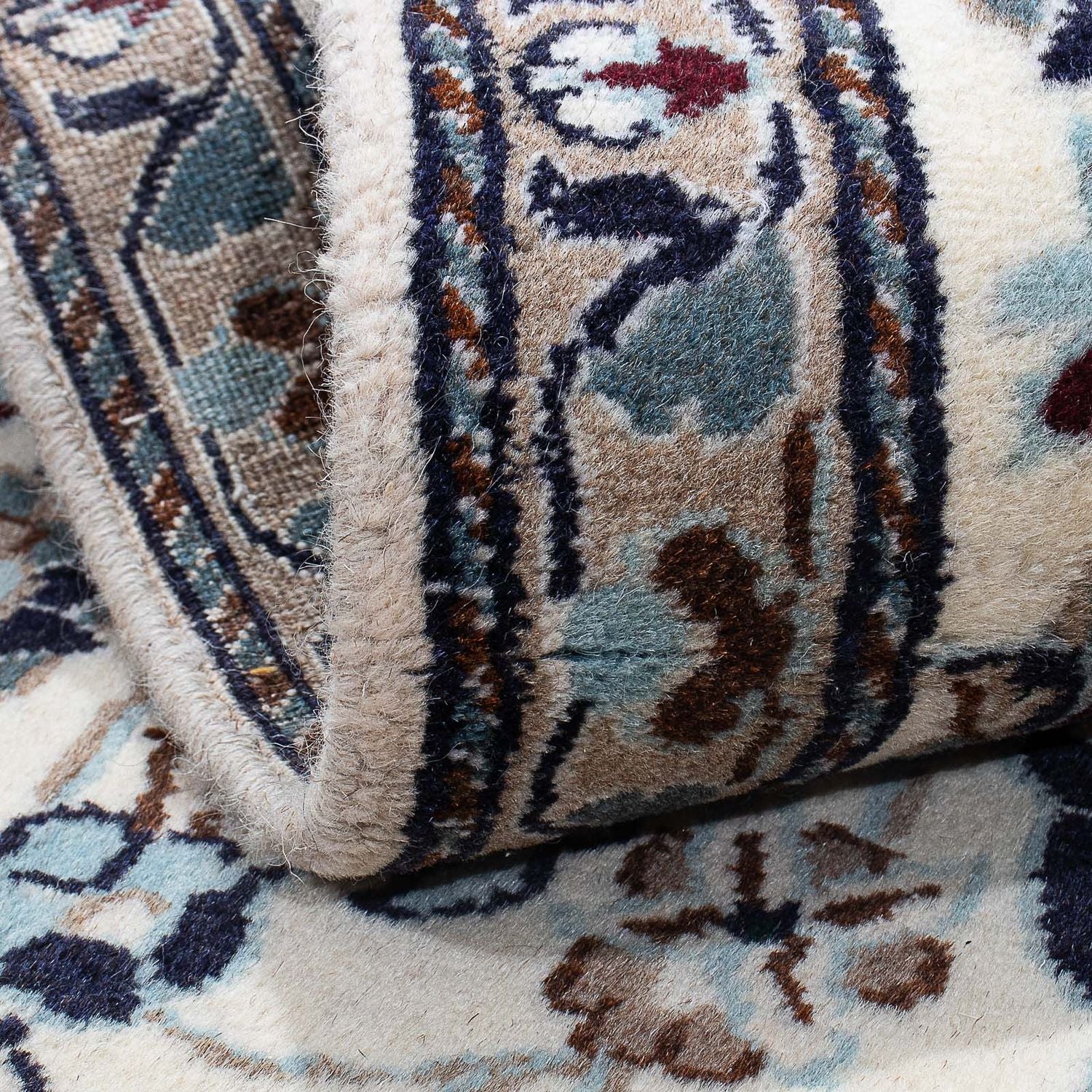 Alfombra Persa - Nain - Real - 137 x 86 cm - beige