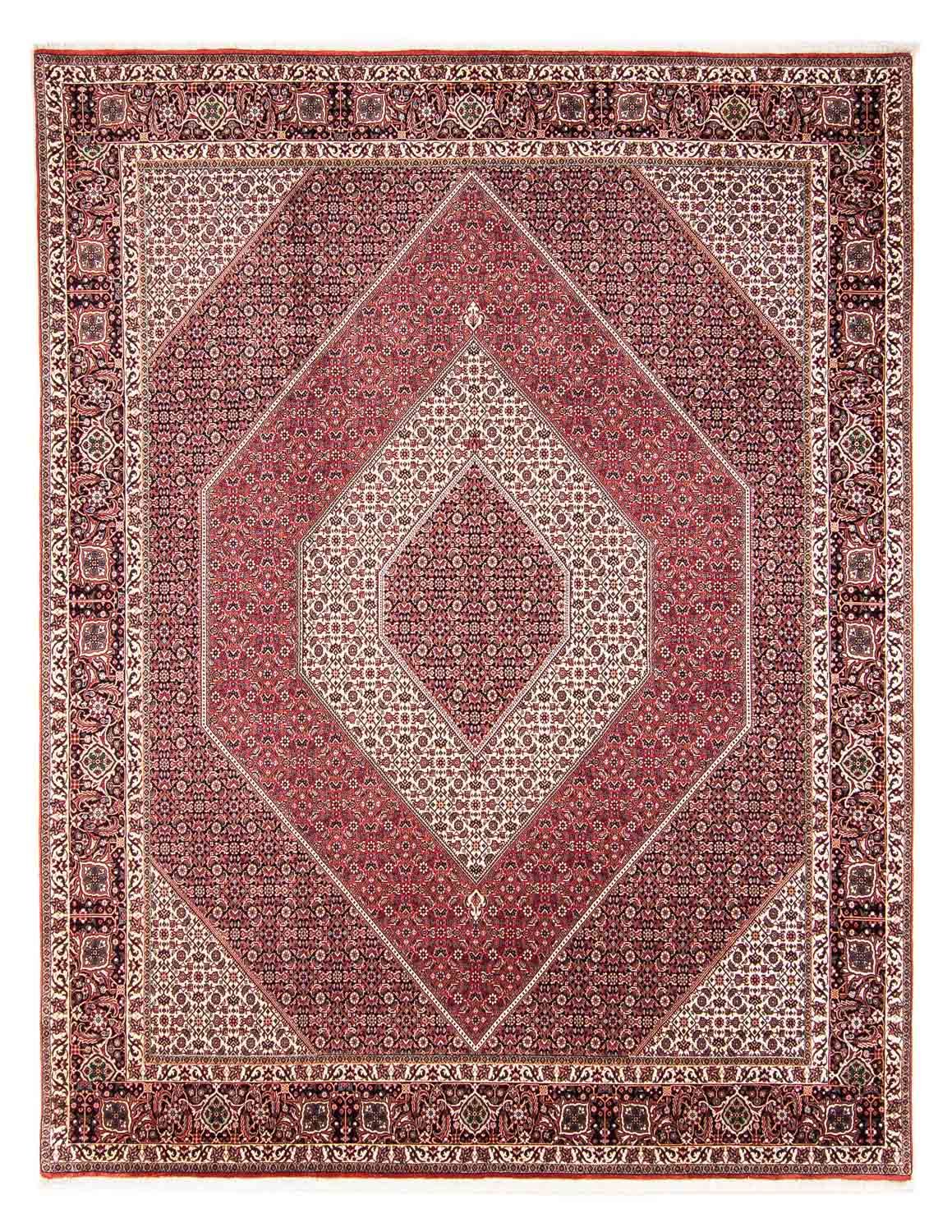 Alfombra persa - Bidjar - 312 x 248 cm - rojo claro